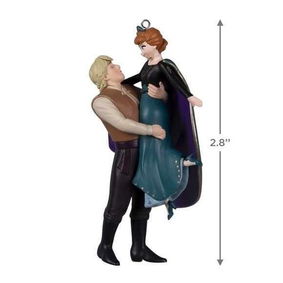 2022 Hallmark Ornament Frozen II Anna and Kristoff Disney Keepsake Ornament New - Picture 3 of 4